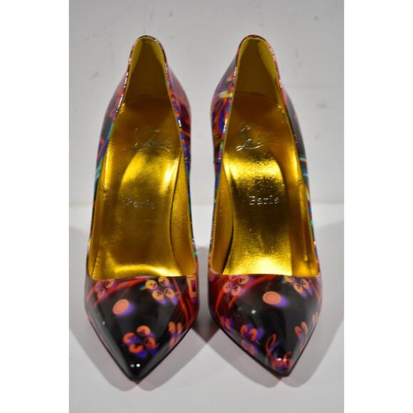 Christian Louboutin So Kate 120 Patent Discolaser Red Stiletto Heel Pump 37 - Picture 5 of 12